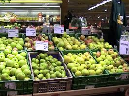 Shopping for lunch in Migros, part of the Coop City on Igelweid, Aarau